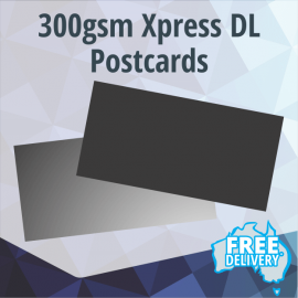 Postcards - Xpress 300gsm - DL 210x99mm