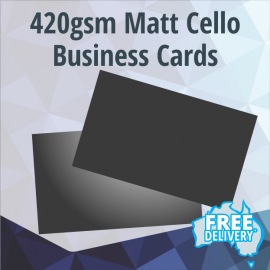 Business Cards - 420gsm - Matt Coated - Full Colour