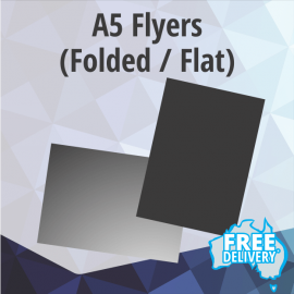 Flyers - A5 - 150gsm Gloss - Full Colour - Flat / Folded - 148.5x210mm