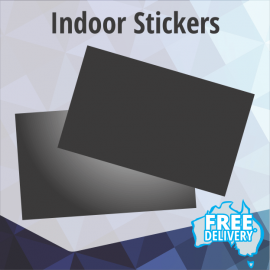 Indoor Stickers - Full Colour - 90x55mm